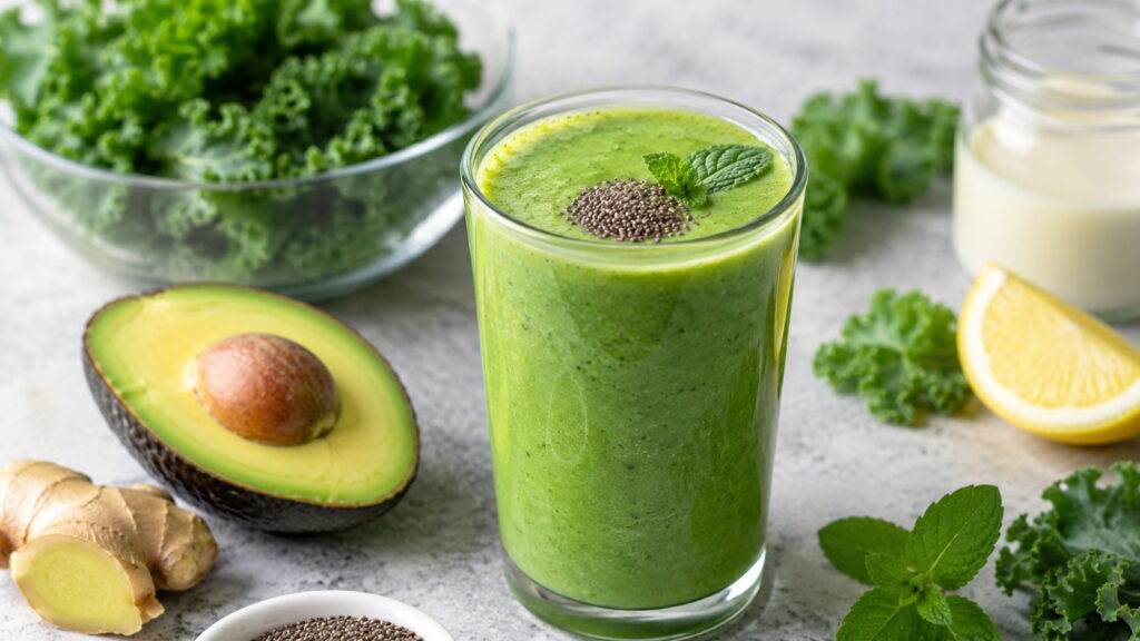kale and avocado smoothie for inflammation recipe no banana