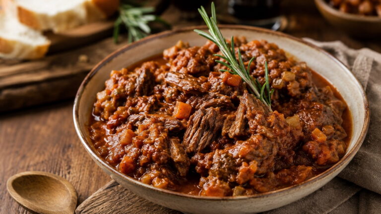 Lamb Ragu d’Abruzzo Rosemary Recipe