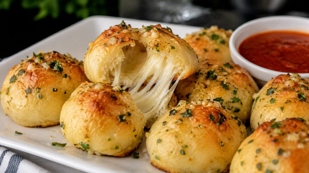 Pillsbury Biscuit Garlic Butter Cheese Bombs Recipe