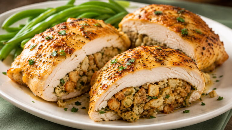 Baked Stuffed Chicken Breast Recipes with Stuffing