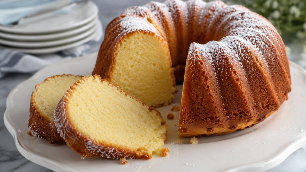 Sour Cream Pound Cake Five Ingredient Recipe
