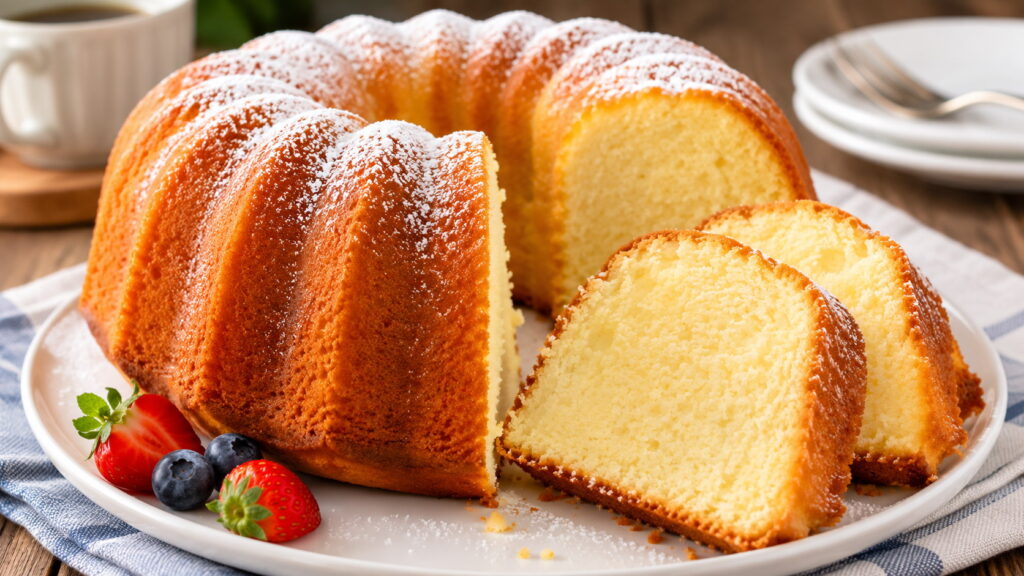 Sour Cream Pound Cake Five Ingredient Recipe