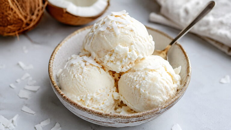 Creamy Coconut A Letter Ice Cream Recipe