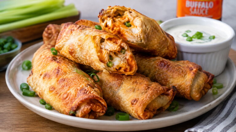 Buffalo Chicken Egg Rolls Recipe Air Fryer