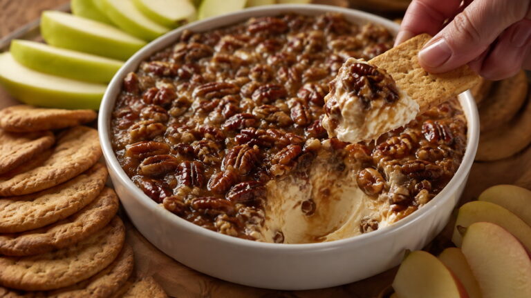 Pecan Pie Dip Recipe with Cream Cheese