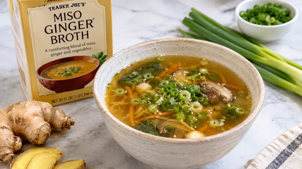 Trader Joe’s Miso Ginger Broth Recipe