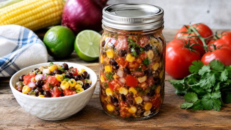 Canning Black Bean and Corn Salsa Recipe