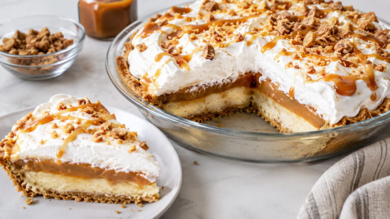 Caramel Cream Pie Recipe with Marshmallow Fluff