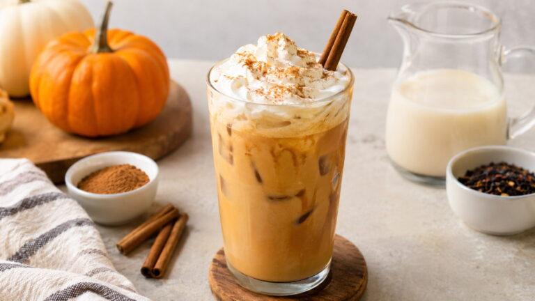 Iced Pumpkin Cream Chai Tea Latte Recipe